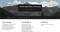 Desktop Screenshot of heartandsoullodging.com